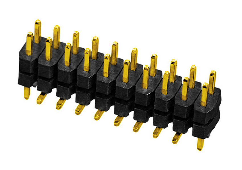 PH2.0mm Pin Header Dual Row Single Body Straight +SMT Type Board to Board Connector Pin Connector 