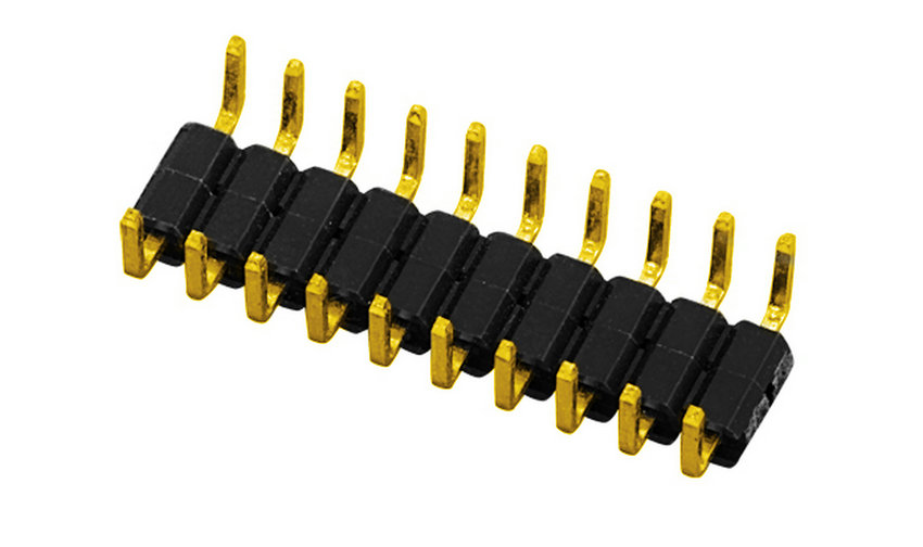 PH2.54mm Pin Header Single Row Dual Body Right Angle Type Board to Board Connector Pin Connector 