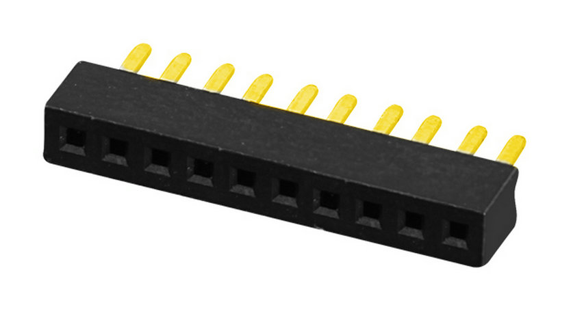 PH1.0mm Female Header H=2.0mm U-type Single Row Straight-type Board to Board Connector 