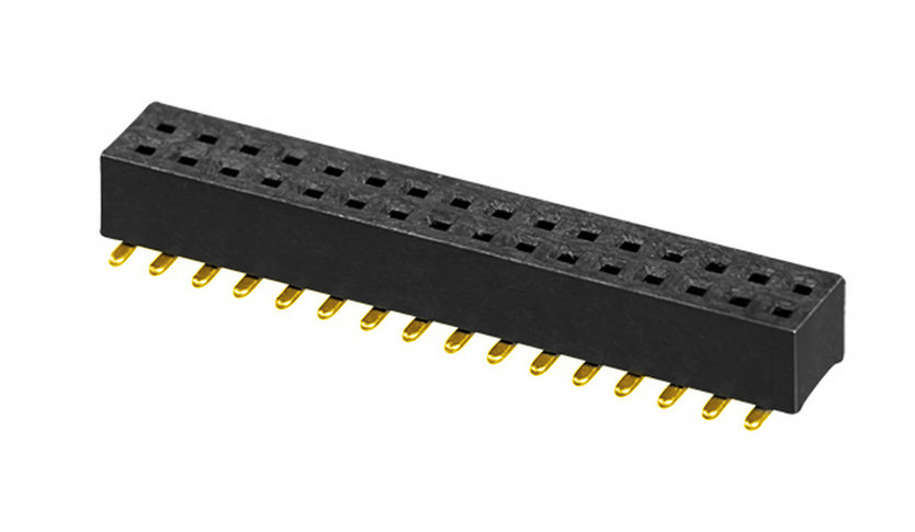 PH1.0mm Female Header H=2.0mm U-type Dual Row SMT-type Board to Board Connector 