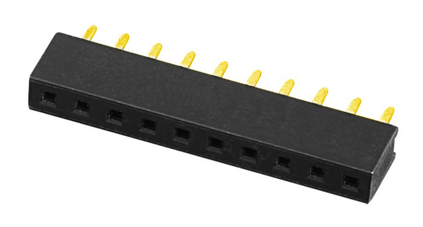 PH2.0mm H=4.0,4.3,4.6mm Female Header U-type Single Row Straight Type Board to Board Connector 