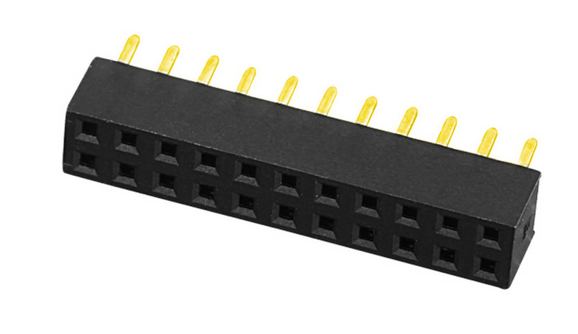 PH2.0mm H=2.0,4.0,4.3,4.6,7.2mm Female Header U-type Dual Row Straight Type Board to Board Connector 