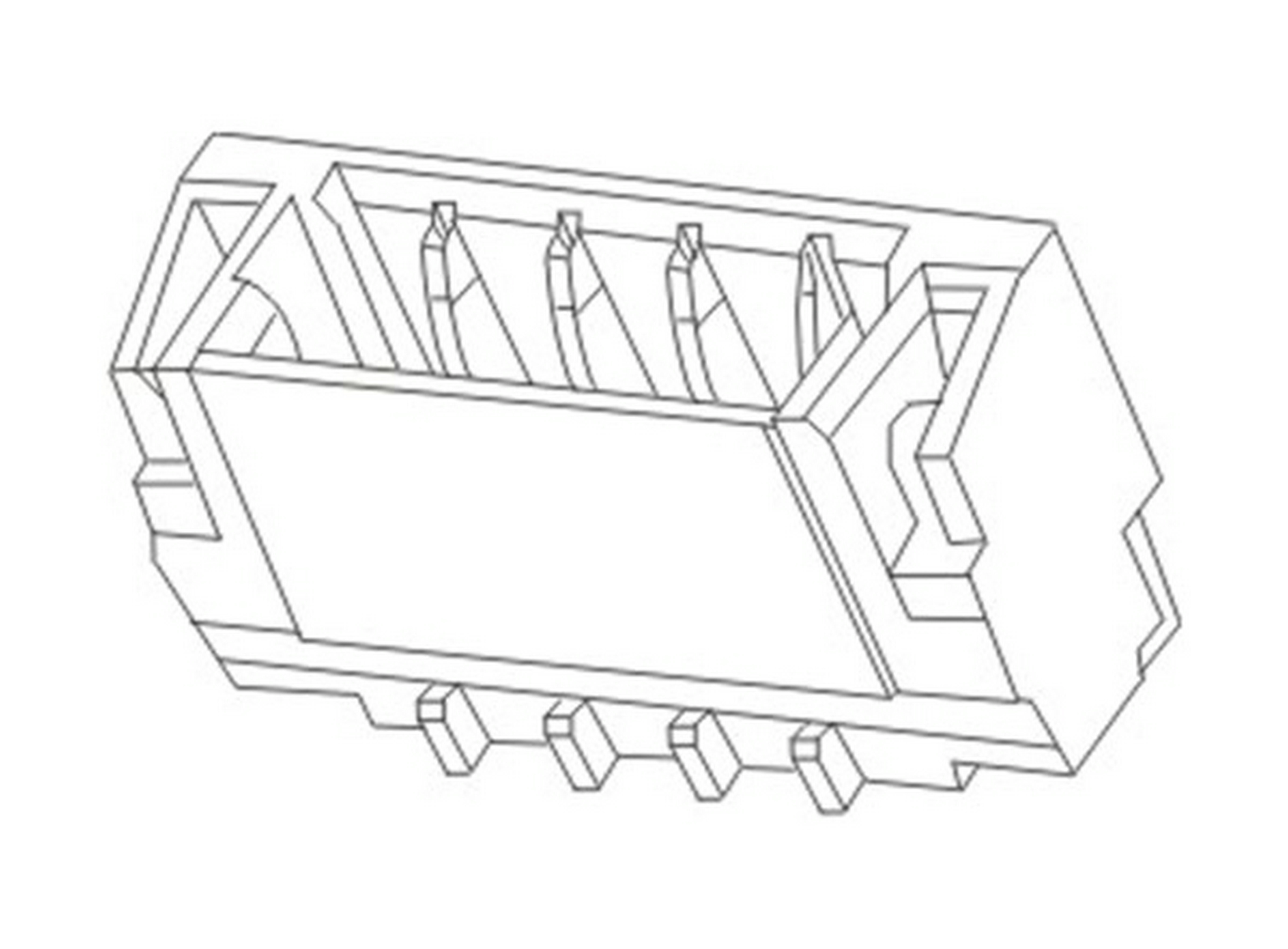 PH0.8mm wafer, single row, vertical SMT type wafer connectors