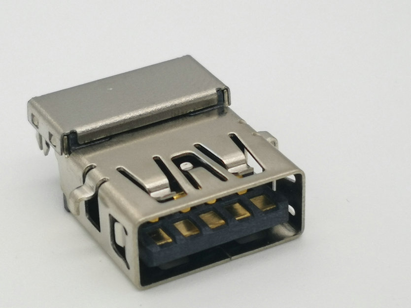 USB 3.0 A-type, Female, Sinking Board Type, CH=1.54mm, I/O Connector 