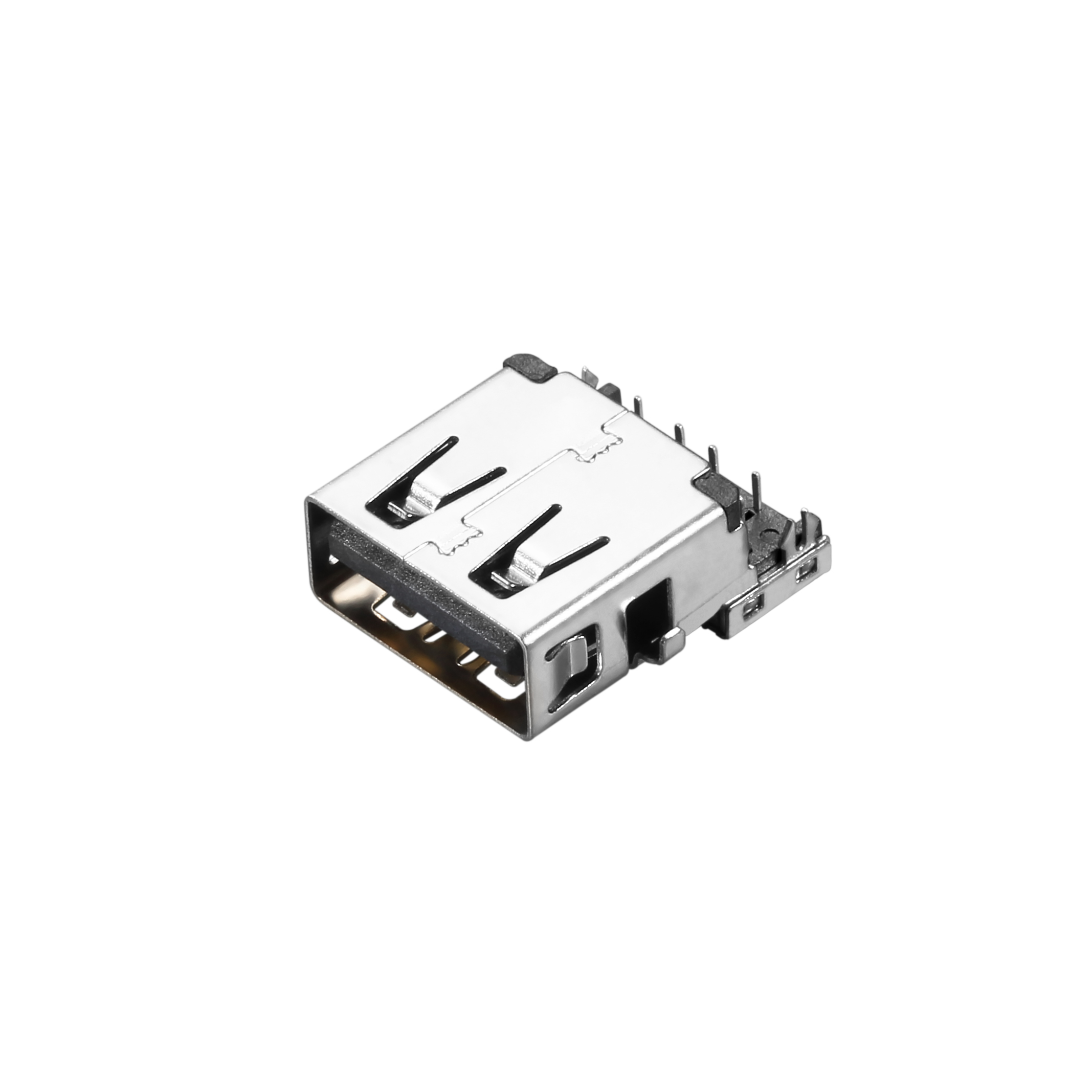 USB 3.0 A-type, Female, Sinking Board Type, CH=2.02mm, I/O Connector 