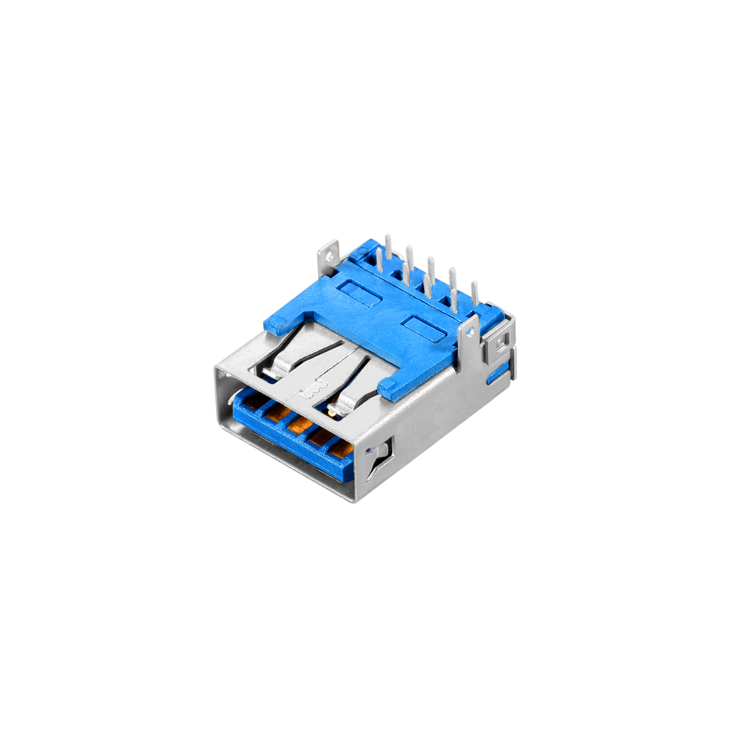 USB 3.0 AF Right Angle Straight Feet TypeNon Roll Edge